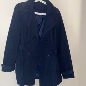 Navy jacket with lining.  Size medium